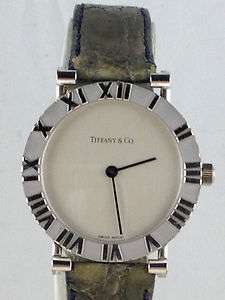 Tiffany Co Watch Atlas Lady Watch Sterling Silver MINT  