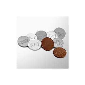   Belgian Chocolate Silver Coins  Grocery & Gourmet Food