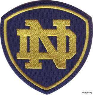 NCAA NOTRE DAME FIGHTING IRISH EMBROIDERED SEW ON PATCH  