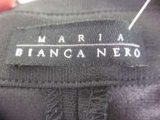 MARIA BIANCA NERO Black Button Up Blazer Shirt Sz S  