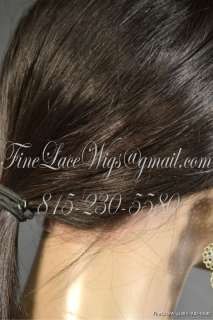 CHINESE VIRGIN FULL LACE WIG   3 combs and Adjustable Strap ONLY 