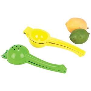  New Maxam 6pc Yellow And Green Hand Juicer Set Die Cast 