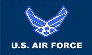 US Air Force Flag New Style Wings Logo 3x5 ft USAF Poly  