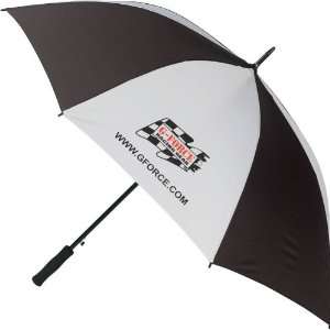  G Force UMB1 Black and White Umbrella Automotive