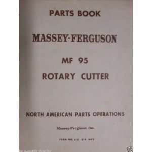  Massey Ferguson 95 Rotary Cutter OEM Parts Manual Massey 