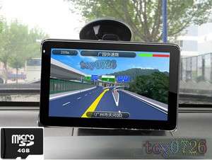 New 5.0 INCH CAR GPS NAVIGATION FM  MP4 4GB card FREE MAP Wince 5.0 