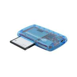  Clear Blue Mini USB 23 in 1 Memory Card Reader  