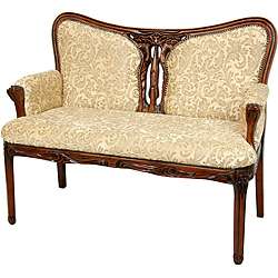   Golden Ivy Queen Anne Sitting Room Love Seat (China)  