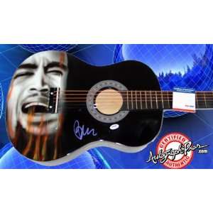 Ben Harper Autographed Signed Airbrush Guitar & Proof PSA/DNA