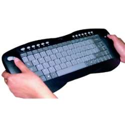 Gene 2.4GHz Wireless Mini Keyboard w/ Built in TrackBall   