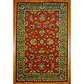 Indian Red/ Green Wool Rug (53 x 82) Today $196.99 