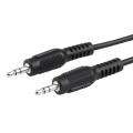 foot Black 3.5mm Stereo Plug to Plug M/ M Cable 