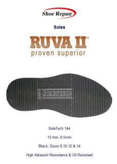 SoleTech 144 Rubber Full Sole 1 Pair   Shoe Repair  