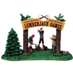  Lemax Village Collection Lumberjack Games 