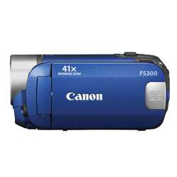 Canon FS300 Blue Flash Memory Digital Video Camcorder  