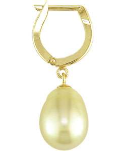 14k Gold South Sea Pearl Earrings (9 9.5mm)  