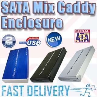 SATA IDE to USB Enclosure Hard Drive Case External HDD Caddy 