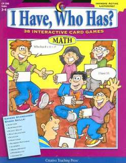 Have, Who Has? Math, Grades 3 4 38 Interactive Card Games 