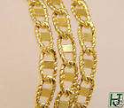17 Italian made 14k Solid Yellow Gold Twisted Mariner 