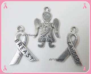 Breast Cancer Guardian Angel Charms   Jewelry Making  