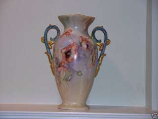 Antique Victorian Porcelain Vase signed and dtd 1896  