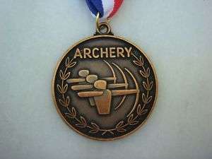 Vintage Archery Tournament Ribbon Medal Medallion  