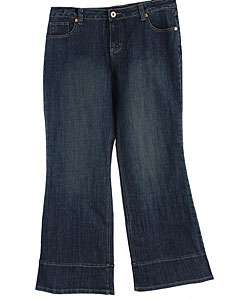 Mwah Plus Size 5 pocket Wide Leg Jeans  