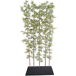 Laura Ashley 8 foot Tall Bamboo Tree Screen in Contemporary Wood 