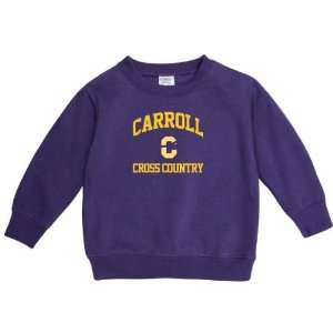 Carroll College Fighting Saints Purple Toddler Cross Country Arch 