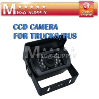 12V Car Heavy Duty Color Infrared Camera Non mirror Image