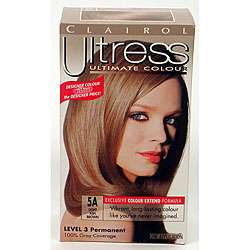   Ultress #5A Light Ash Brown Hair Color (Pack of 4)  