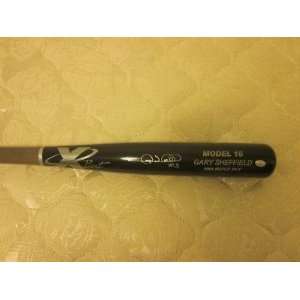  Gary Sheffield Game Issued Model 16 X Bat Autographed 