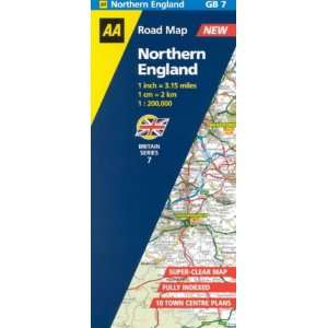  Northern England (AA Road Maps) (9780749532468) Books