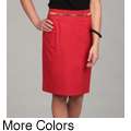 Calvin Klein Womens Belted Pencil Skirt Compare $79.50 
