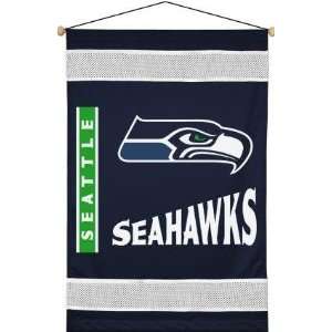 Seattle Seahawks Sidelines Wall Hanging White  Sports 