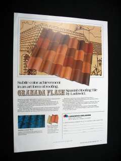 Ludowici Celadon Granada Flash spanish roofing tiles Ad  