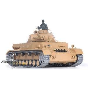   Pzkpfw Iv Airsoft R/c Battle Tank 3859 (None Smoking) Toys & Games