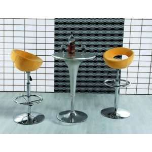  Adjustable Planet Bar Stool in Yellow