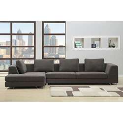 Rochester Charcoal Sectional Sofa  