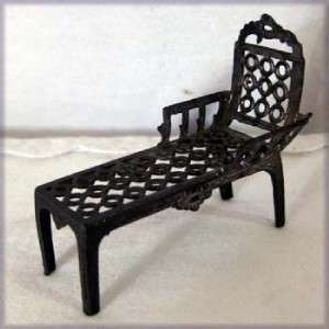   Metal Dollhouse Chaise Simon et Rivollet c1900 Chair France and  