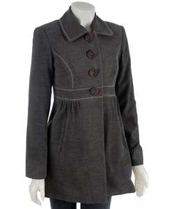 by Debbie Shuchat Fitted Grey Coat  