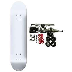 Blank Complete 7.5 inch Dipped White Skateboard  