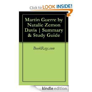 Martin Guerre by Natalie Zemon Davis  Summary & Study Guide BookRags 