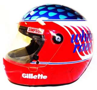 1997 Dale Jarrett White Rain 4x SIGNED Full Size Helmet *Whole 