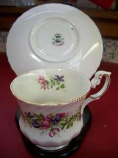 Rosina Wild Flowers Bone China Tea Cup & Saucer Set  