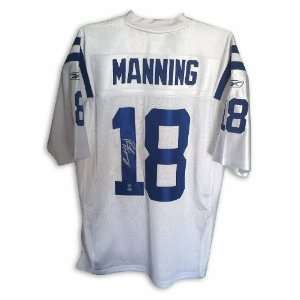  Peyton Manning Indianapolis Colts Autographed White Reebok 