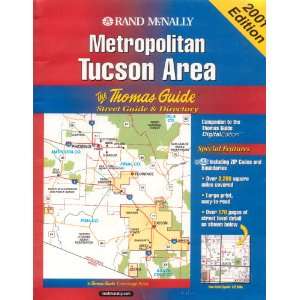   Area (Tucson Metro Street Guide) (9781581742657) Thomas Brothers Maps