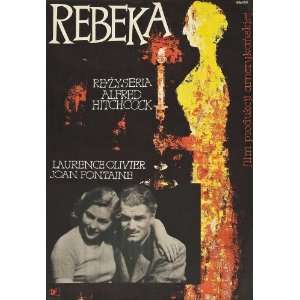 Rebecca Poster Polish 27x40 Joan Fontaine Laurence Olivier Judith 