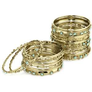 Amrita Singh Bangle Bangle Resin Stones with 18k Gold Plated Brass 