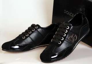 NEW Style Fashion Casual Mens Flat Black DG² Shoes Size40 46 #DG01 